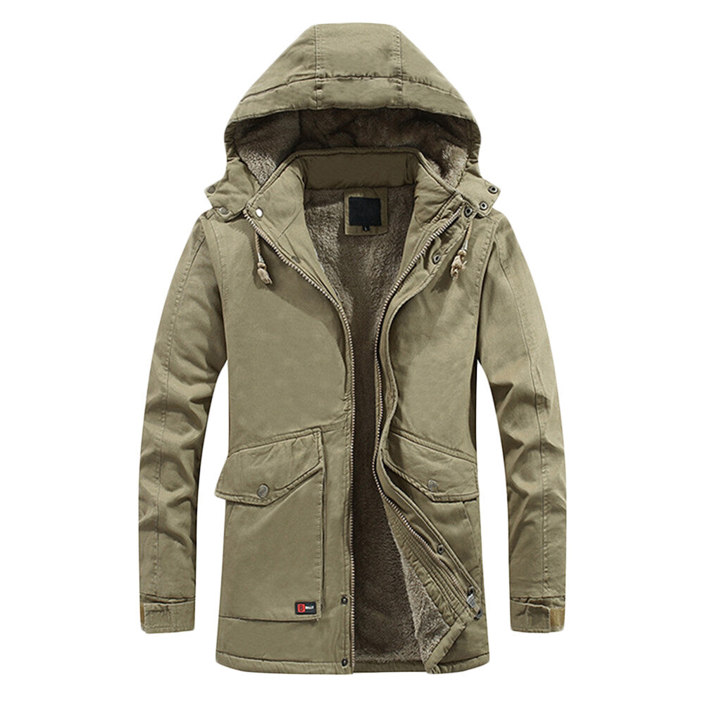 Youthup Mens Hooded Padded Jacket