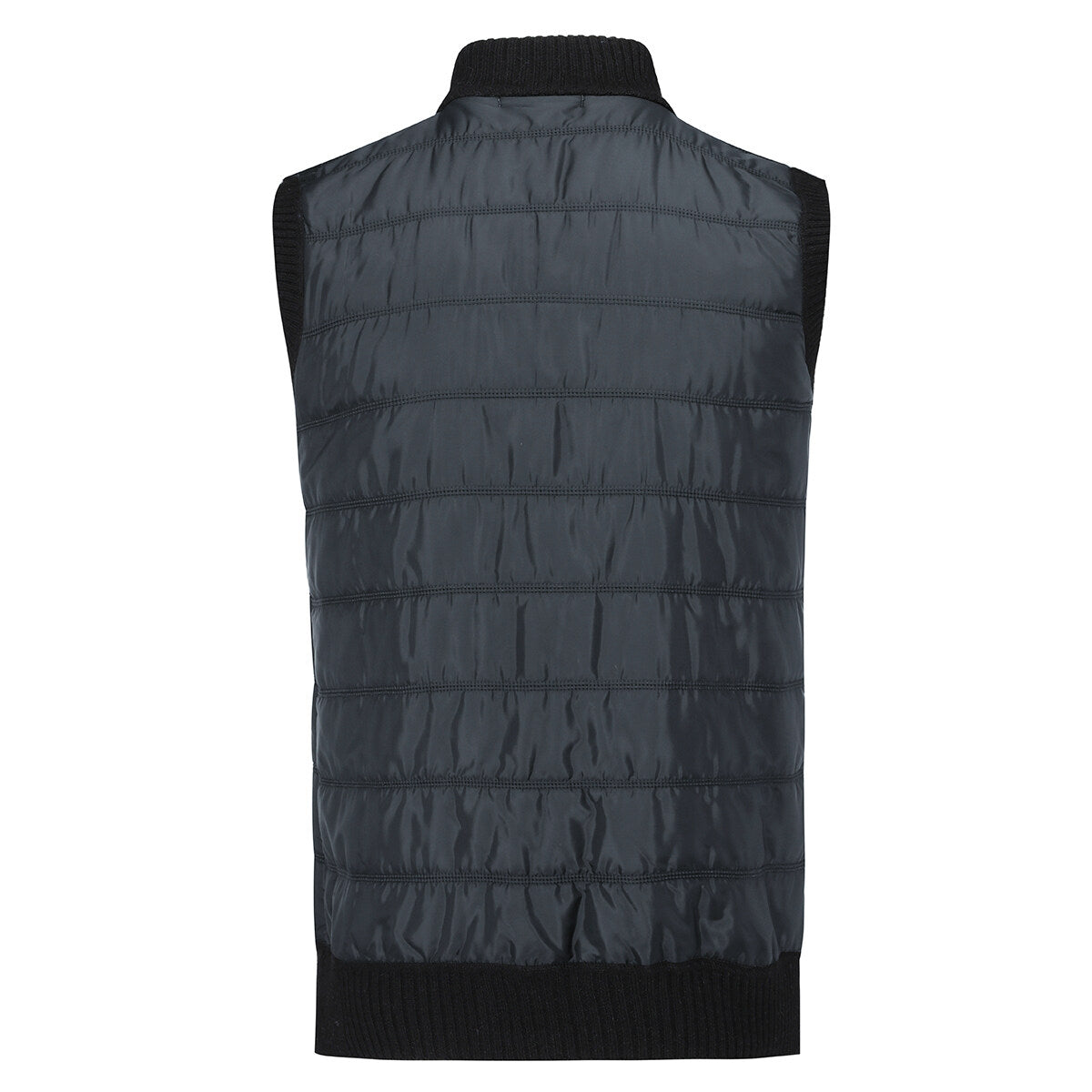 Youthup Mens Outdoor Sleeveless Jacket Fleece Leopard Lined Puffer Vest