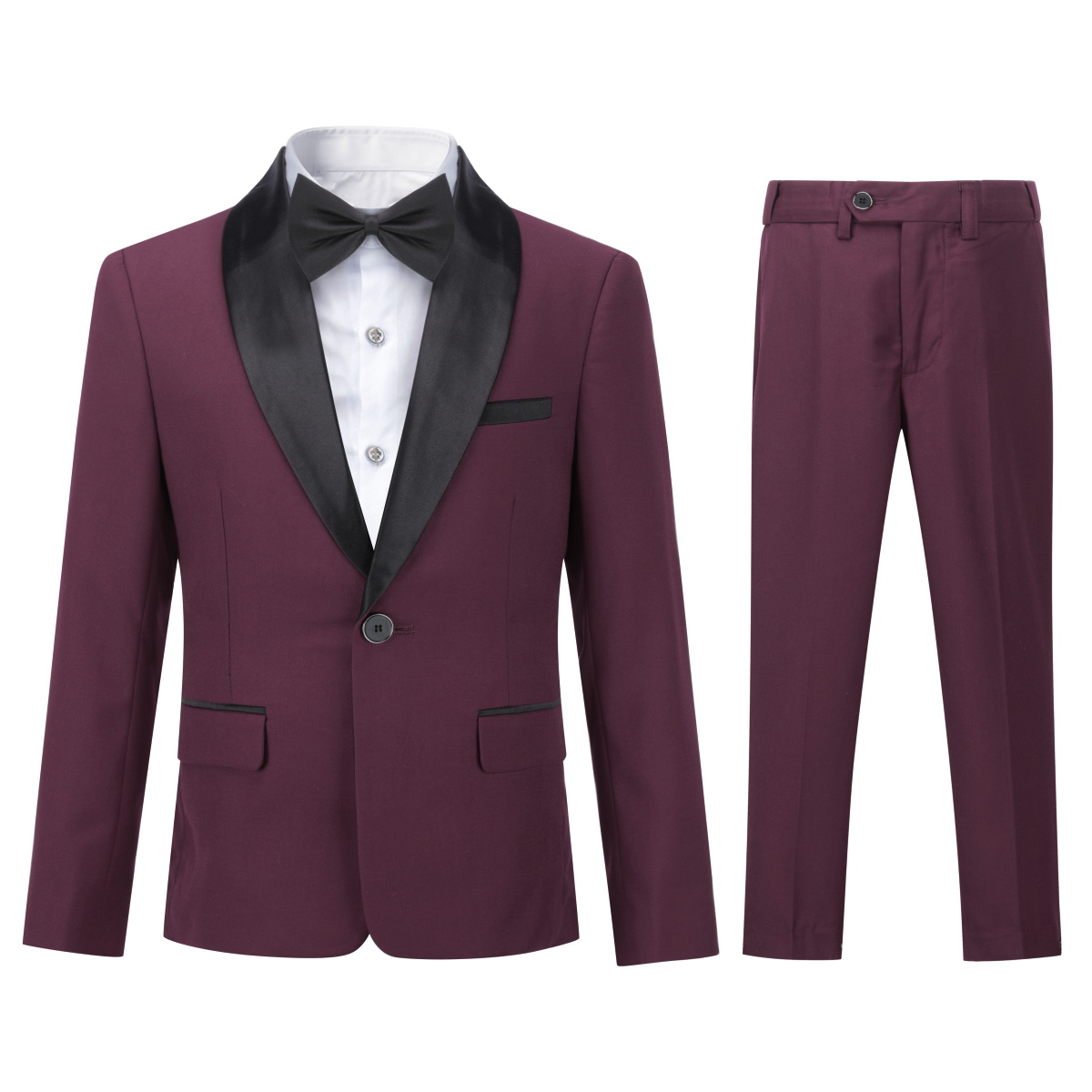 YOUTHUP Boys Youth Wedding Evening Dress Slim Fit Suit Blazer and Pants